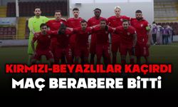 Kırmızı-Beyazlılar Kaçırdı, Maç Berabere Bitti