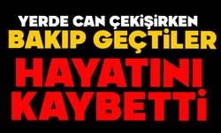 Yerde can çekişirken bakıp geçtiler, hayatını kaybetti