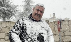 Nisan ayı ortasında Aksaray'da kar yağışı devam ediyor