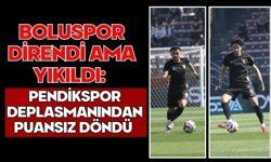 Boluspor Direndi Ama Yıkıldı: Pendikspor Deplasmanından Puansız Döndü