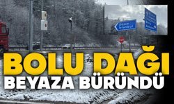 Bolu Dağı beyaza büründü