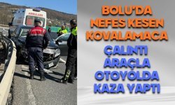 Hatay’dan Çalınan Lüks Araç Bolu’da Kaza Yaparak Yakalandı