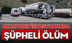 Akaryakıt istasyonunda şüpheli ölüm