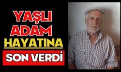 Yaşlı adam hayatına son verdi