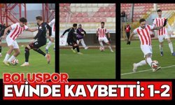 Boluspor Evinde Kaybetti: 1-2