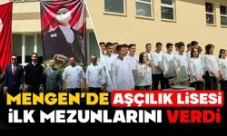 Mengen’de Aşçılık Lisesi İlk Mezunlarını Verdi