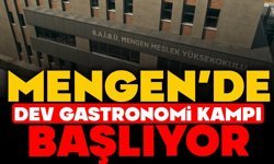 Mengen’de Dev Gastronomi Kampı Başlıyor