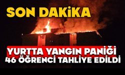 Yurtta yangın paniği: 46 öğrenci tahliye edildi