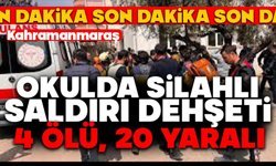Okulda silahlı saldırı dehşeti: 4 ölü, 20 yaralı