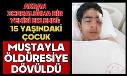 Akran zorbalığına bir yenisi eklendi: 15 yaşındaki çocuk muştayla öldüresiye dövüldü
