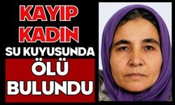 Kayıp kadın su kuyusunda ölü bulundu