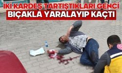 İki kardeş tartıştıkları genci bıçakla yaralayıp kaçtı