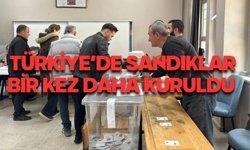 Türkiye'de sandıklar bir kez daha kuruldu