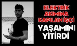 Elektrik akımına kapılan işçi yaşamını yitirdi