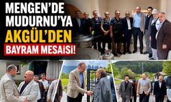 Mengen’de Mudurnu’ya Akgül’den bayram mesaisi!