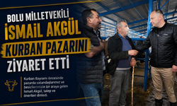 Bolu Milletvekili İsmail Akgül Kurban Pazarını Ziyaret Etti