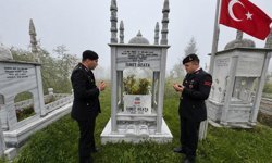 Jandarma şehit Özata kabri başında anıldı