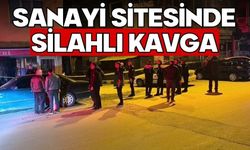 Sanayi sitesinde silahlı kavga