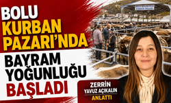 Bolu Kurban Pazarı’nda Bayram Yoğunluğu Başladı