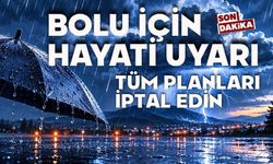 Bolu İçin Kuvvetli Yağış Uyarısı Yapıldı