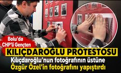 Bolu'da CHP'li Gençten Kılıçdaroğlu Protestosu