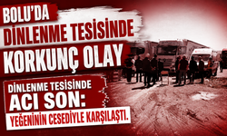 Bolu’da dinlenme tesisinde korkunç olay, Yeğeninin cesediyle karşılaştı