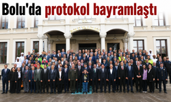 Bolu'da protokol bayramlaştı