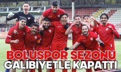 Boluspor Sezonu Galibiyetle Kapattı