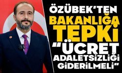 Furkan Özübek: “Kamu çalışanları arasında ücret adaletsizliği derhal giderilmelidir”