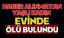 Haber alınmayan yaşlı kadın evinde ölü bulundu