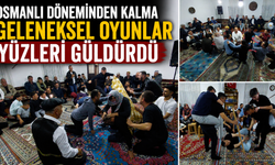 Osmanlı döneminden kalma geleneksel oyunlar yüzleri güldürdü