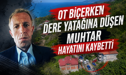 Ot biçerken dere yatağına düşen muhtar hayatını kaybetti