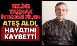 Beline takmak istediği silah ateş aldı, hayatını kaybetti