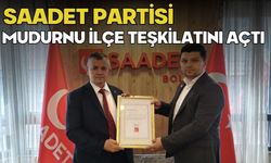 SAADET PARTİSİ MUDURNU İLÇE TEŞKİLATINI AÇTI