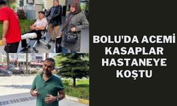 BOLU'DA ACEMİ KASAPLAR HASTANEYE KOŞTU