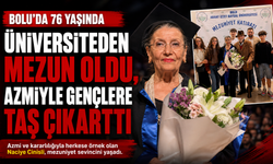76 yaşında üniversiteden mezun oldu, azmiyle gençlere taş çıkarttı