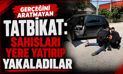Gerçeğini aratmayan tatbikat: Şahısları yere yatırıp yakaladılar