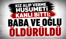Kız alıp verme husumeti kanlı bitti: Baba ve oğlu öldürüldü
