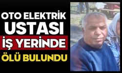 Oto elektrik ustası iş yerinde ölü bulundu