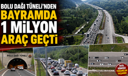Bolu Dağı Tüneli’nden bayramda 1 milyon araç geçti