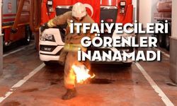 Düzce'de itfaiyecilerden ilginç anlar