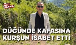 Düğünde kafasına kurşun isabet etti