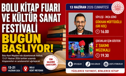 Bolu Kitap Fuarı ve Kültür Sanat Festivali Bugün Başlıyor