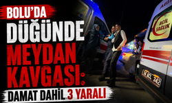 Bolu'da düğünde meydan kavgası: Damat dahil 3 yaralı