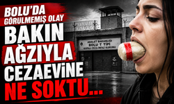 Bolu'da görülmemiş olay,Bakın Ağzıyla Cezaevine Ne Soktu…