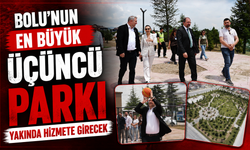 Bolu’nun en büyük üçüncü parkı yakında hizmete girecek