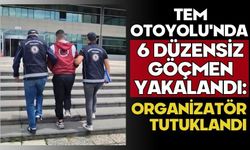 TEM Otoyolu'nda 6 düzensiz göçmen yakalandı: Organizatör tutuklandı