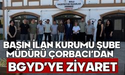 Basın İlan Kurumu Şube Müdürü Çorbacı’dan BGYD’ye Ziyaret