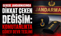 Gerede Jandarmasında Dikkat Çeken Değişim: Komutanlıkta Görev Devir Teslimi