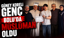 Güney Koreli genç Bolu'da Müslüman oldu